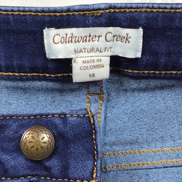 🐎 COLDWATER CREEK ‘Natural Fit’ Shape Me High Rise Stretch Front Zip - Picture 2 of 10